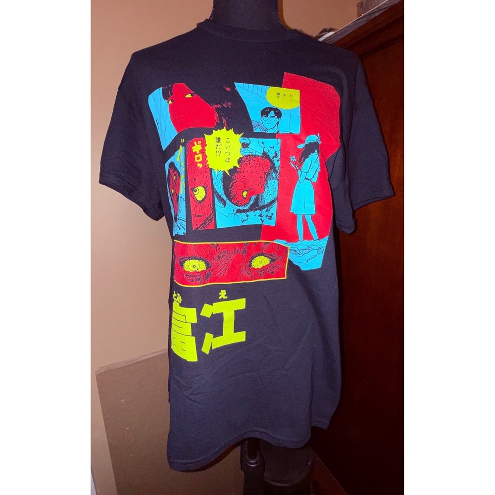 Junji Ito‎ Tomie Graphic Tee Mens M Black NWOT Manga Horror Shirt